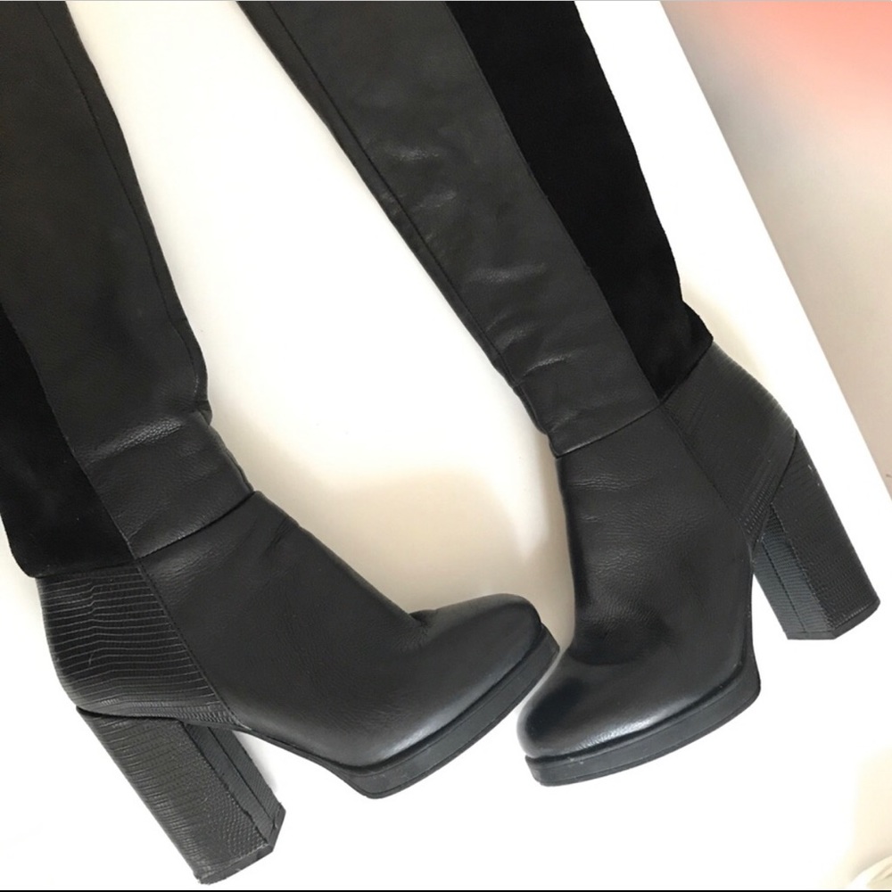 Sam Edelman over the knee platform boots